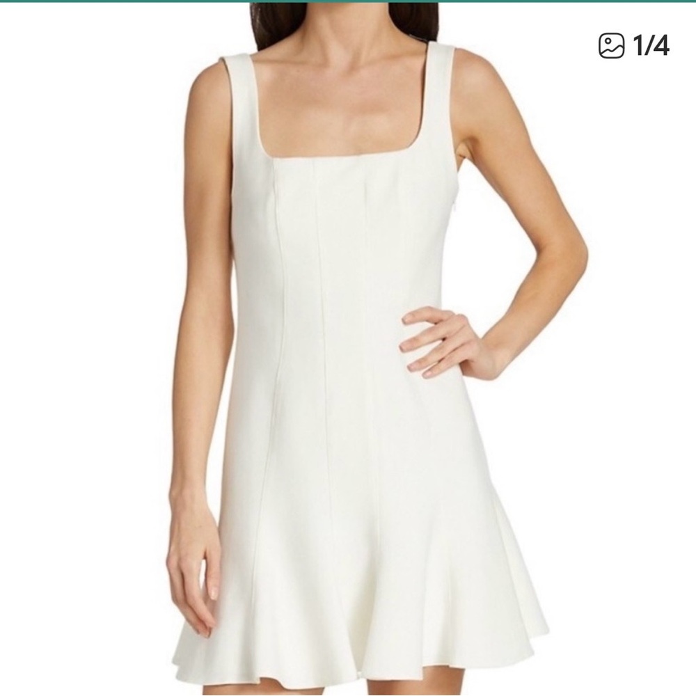 Calvin Klein flared sheath dress